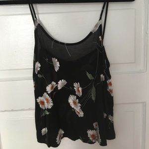 Black floral Ultra Soft Cami